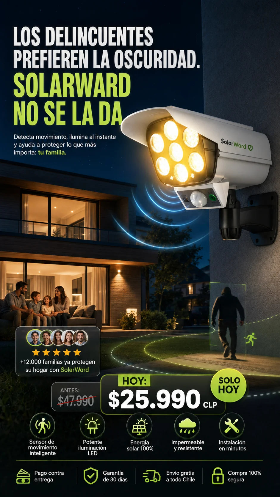 Más Seguridad para tu Hogar. Más Tranquilidad para tus Noches.