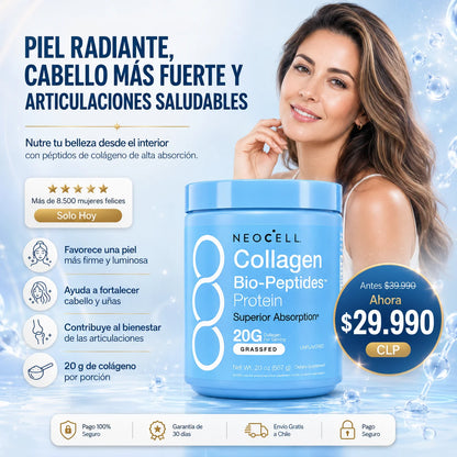 Colágeno en Polvo 567 g | Luce una Piel Radiante, Fortalece tu Cabello, Uñas y Articulaciones