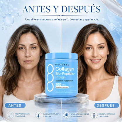 Colágeno en Polvo 567 g | Luce una Piel Radiante, Fortalece tu Cabello, Uñas y Articulaciones