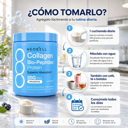 Colágeno en Polvo 567 g | Luce una Piel Radiante, Fortalece tu Cabello, Uñas y Articulaciones