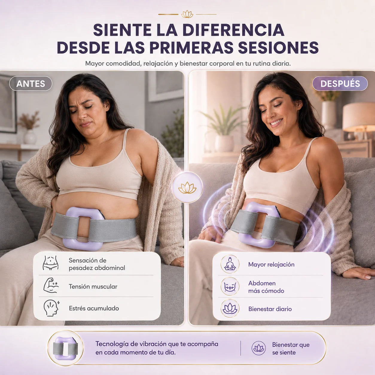Masajeador Muscular Eléctrico para Abdomen y Cuerpo l Quema Grasa y tonifica