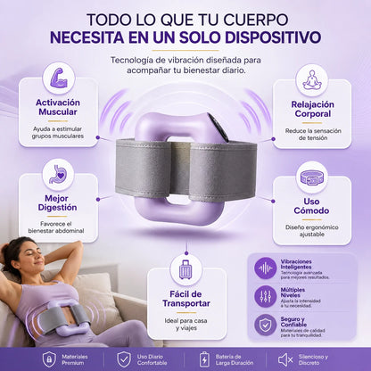 Masajeador Muscular Eléctrico para Abdomen y Cuerpo l Quema Grasa y tonifica