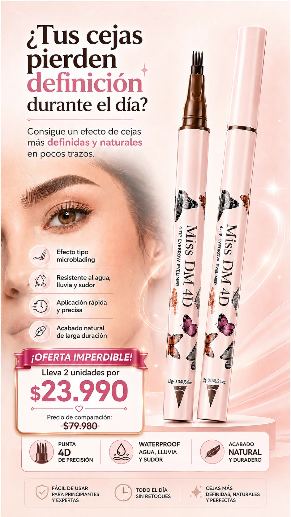 LAPIZ PARA CEJAS Miss DM-4D