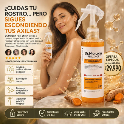 Dr. Melaxin Peel Shot ® – Spray Iluminador de Bienestar Corporal