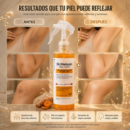 Dr. Melaxin Peel Shot ® – Spray Iluminador de Bienestar Corporal