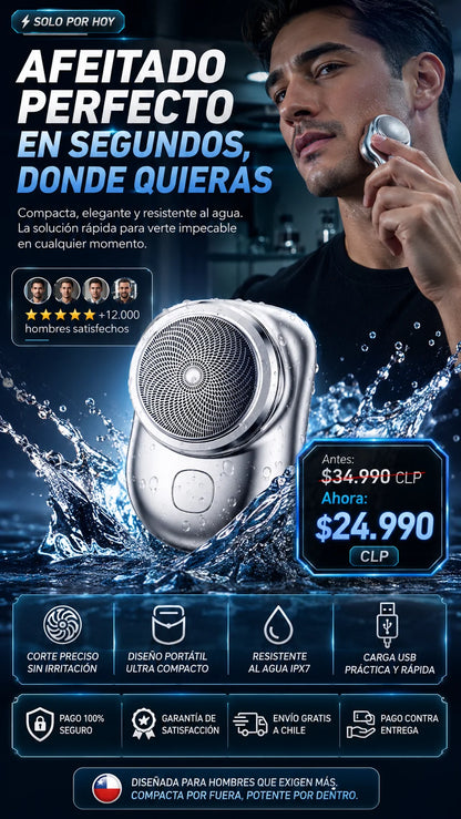 Mini Shaver Pro™ l Afeitado completo y seguro en segundos