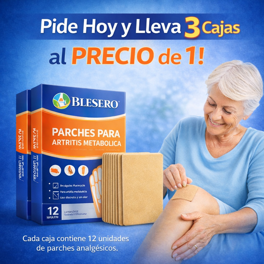 36 Parches Blesero para las Rodillas, Espalda y Articulaciones | Adiós Dolores e Inflamación | Artritis