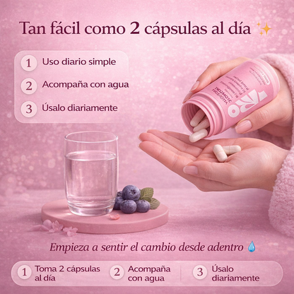 Probiótico URO Vaginal | Suplemento diseñado para apoyar el equilibrio íntimo femenino