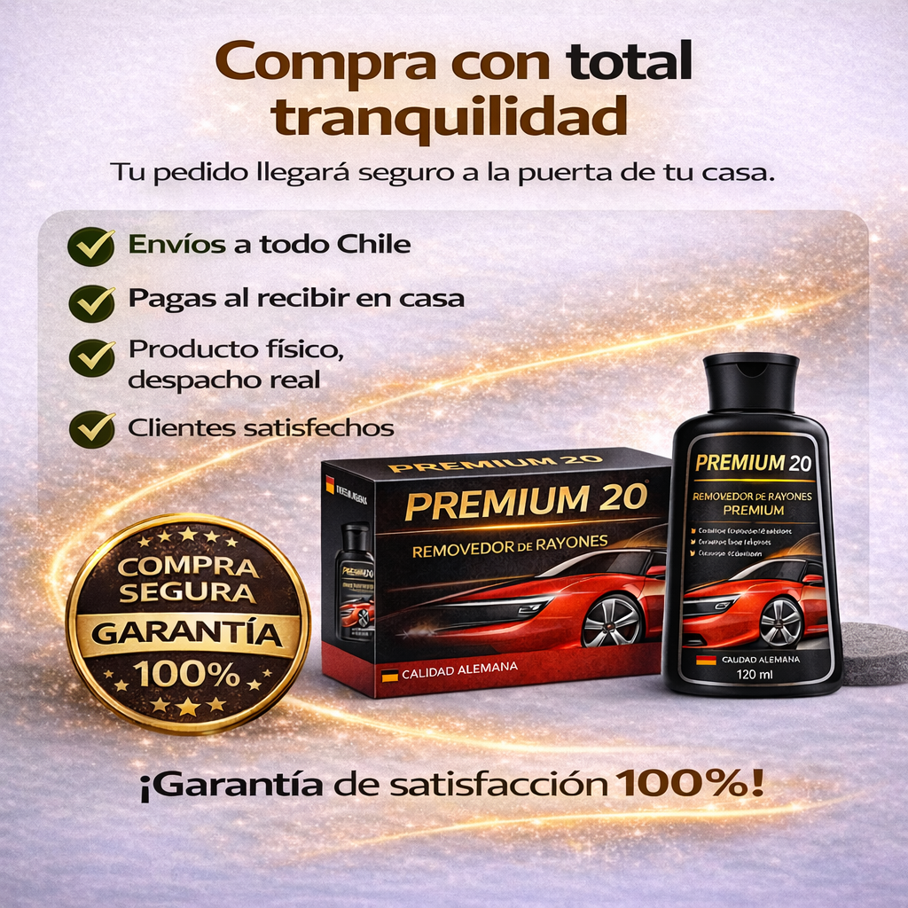 Premium 20 SEC. | Elimina rayones y protege la pintura del auto en solo 20 segundos I No Más Talleres