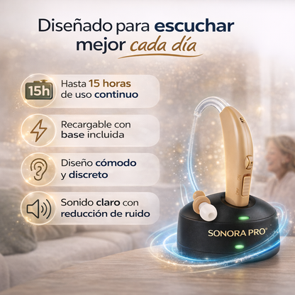 BLESERO® Sonora Pro | Recargable | Vuelve a disfrutar de los sonidos con claridad