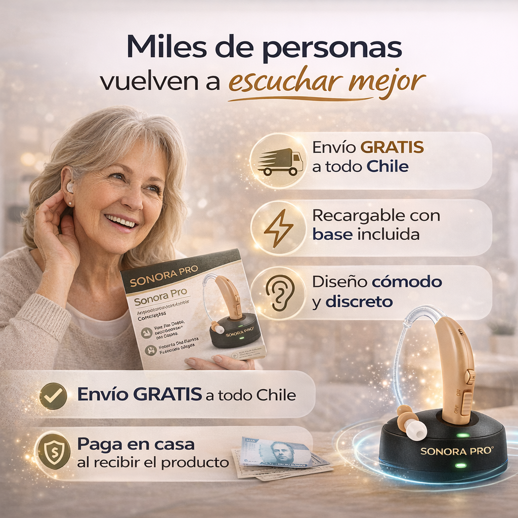 BLESERO® Sonora Pro | Recargable | Vuelve a disfrutar de los sonidos con claridad