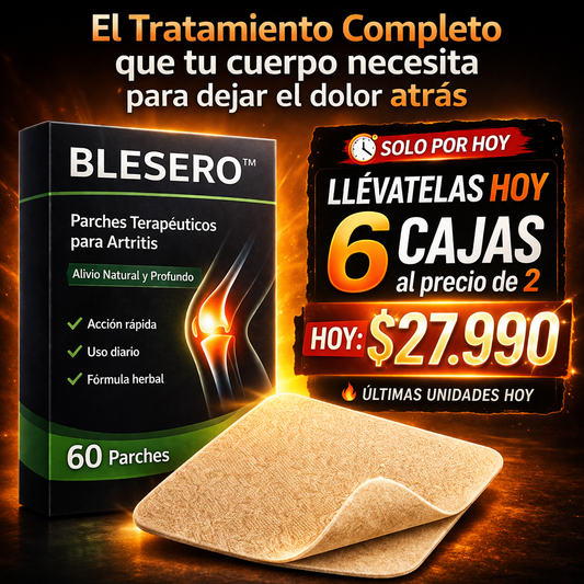 Parches Terapéuticos para Dolor e Inflamación Articular (60 unidades) l Alivio efectivo para artritis, rigidez y molestias diarias