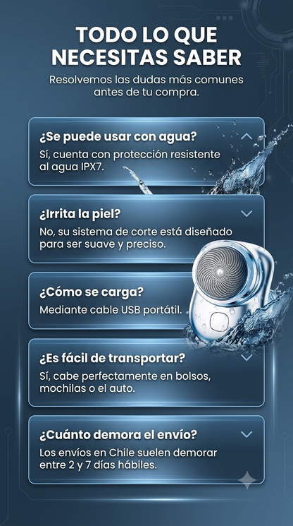 Mini Shaver Pro™ l Afeitado completo y seguro en segundos