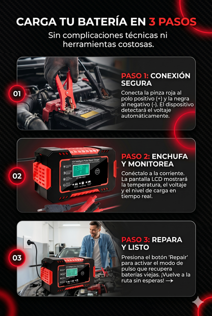 SmartCharge™ l Revive tu Batería Tú Solo l Evita quedarte botado