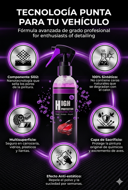 CeramiShine 3X™ l Spray Cerámico de Alta Protección l Tecnología Alemana