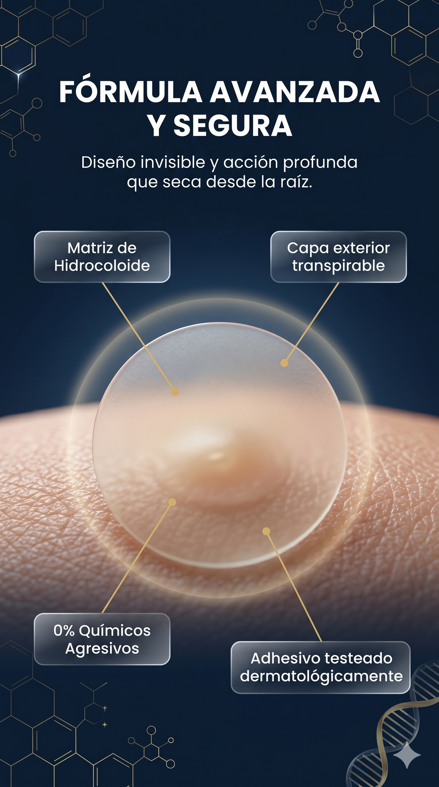DermaClear Pro™ | Parches Dermatológicos para Verrugas e imperfecciones l 144 unidades