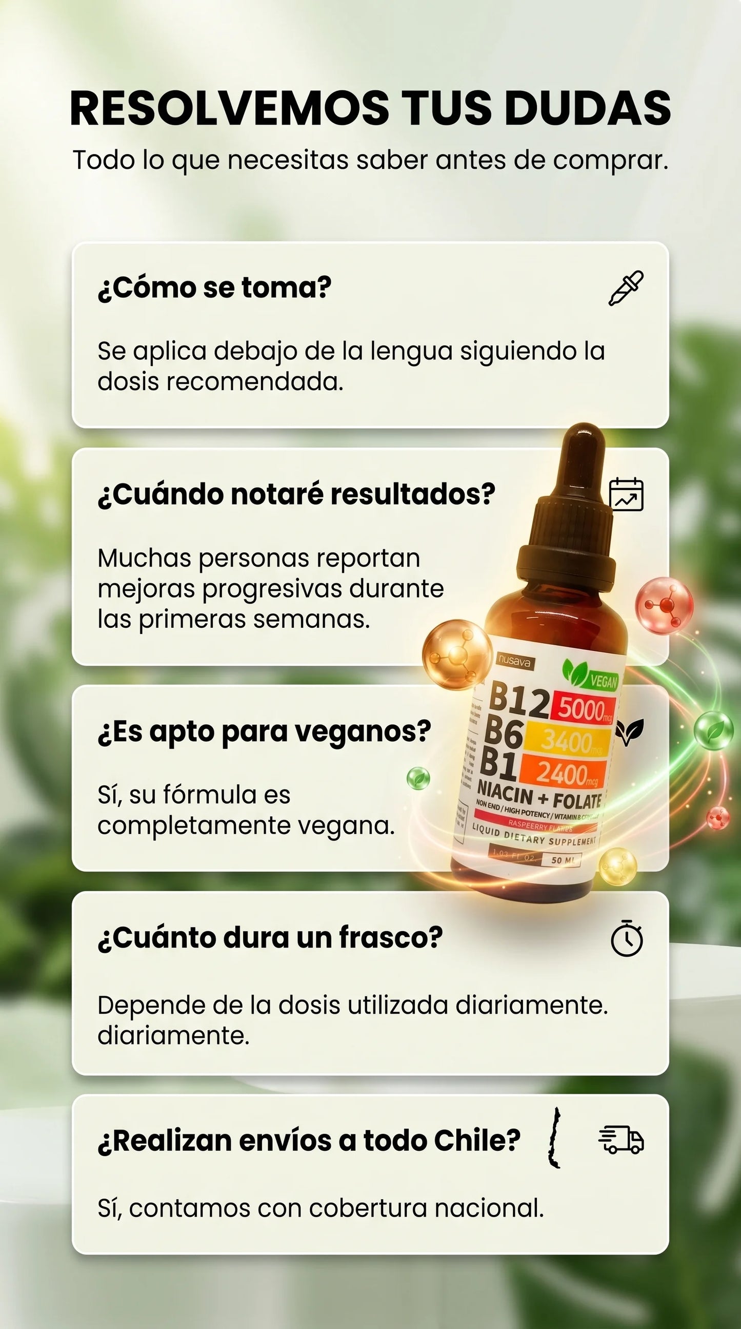 Complejo B l B12 Energy Drops™ l Energía y Vitalidad Diaria l Adiós cansancio y Neuropatía l Gotas sublinguales