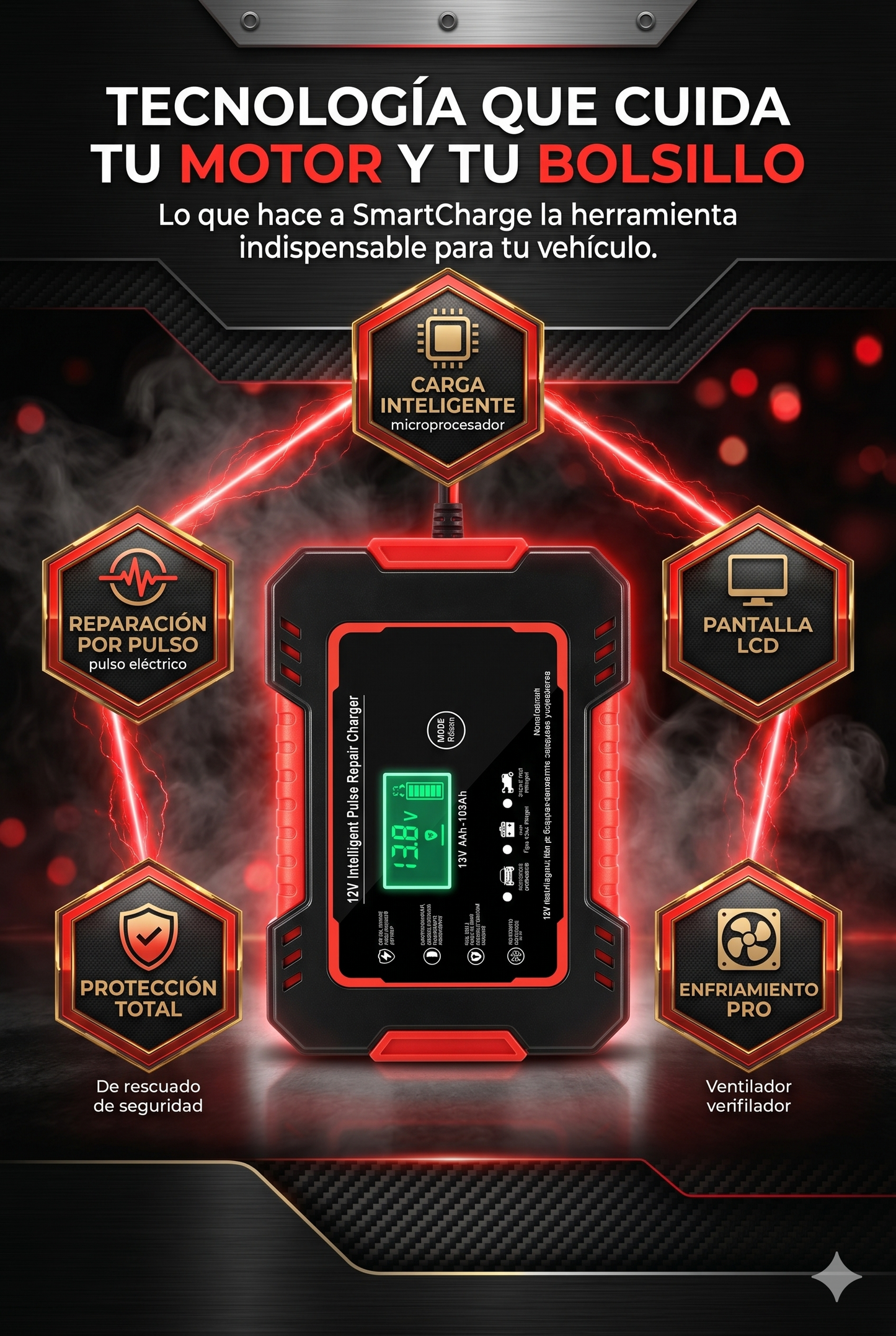 SmartCharge™ l Revive tu Batería Tú Solo l Evita quedarte botado