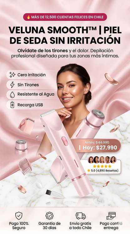 Veluna Smooth™ | Sin tirones, sin irritación