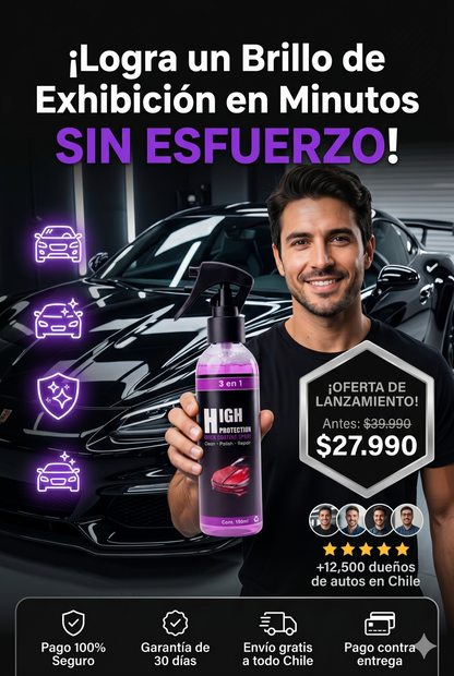 CeramiShine 3X™ l Spray Cerámico de Alta Protección l Tecnología Alemana