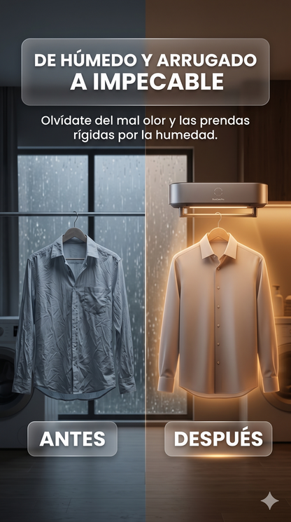 DuoCare Pro™ l Protege las telas y seca sin esperar el Sol l OLVÍDATE DE PLANCHAR