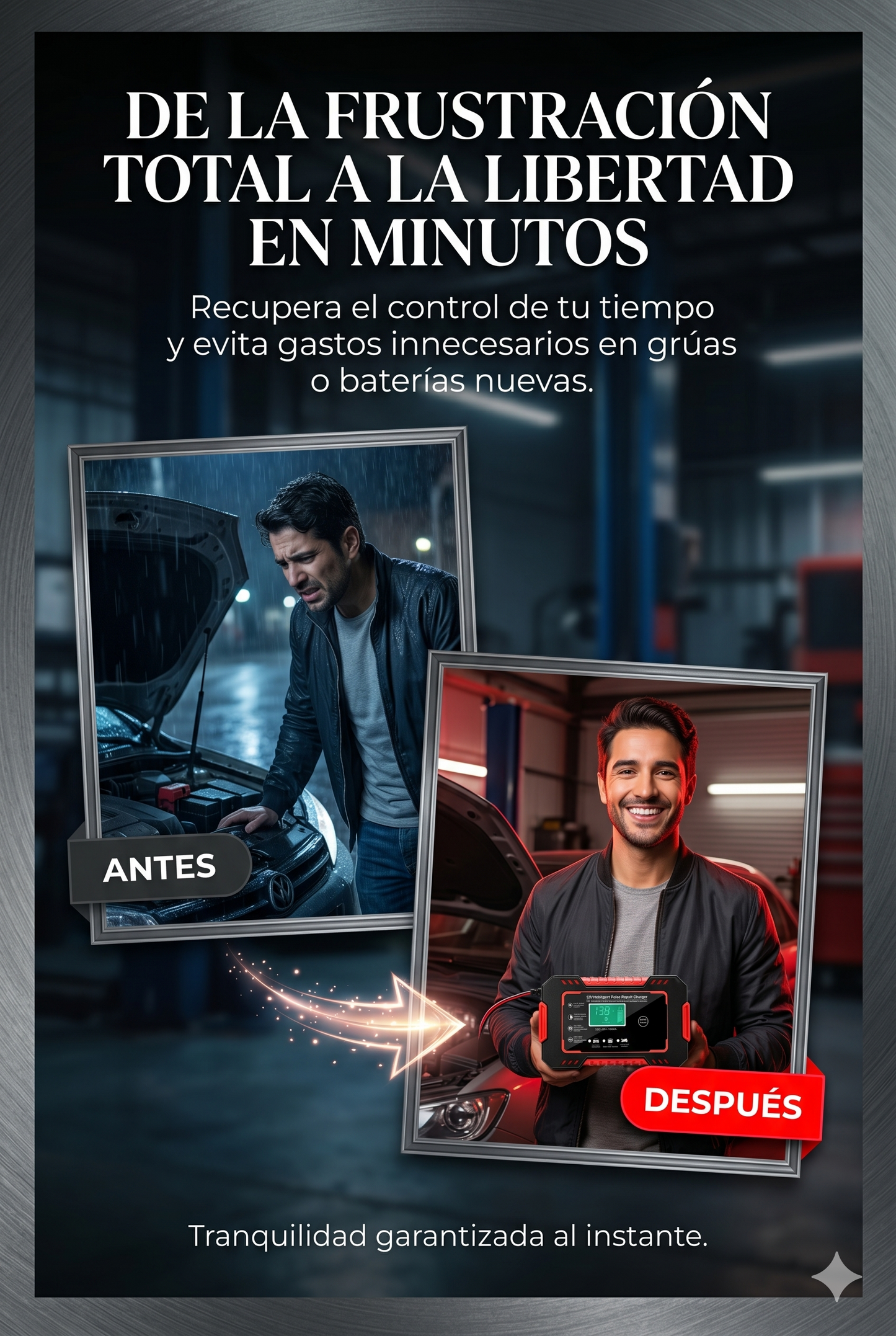 SmartCharge™ l Revive tu Batería Tú Solo l Evita quedarte botado